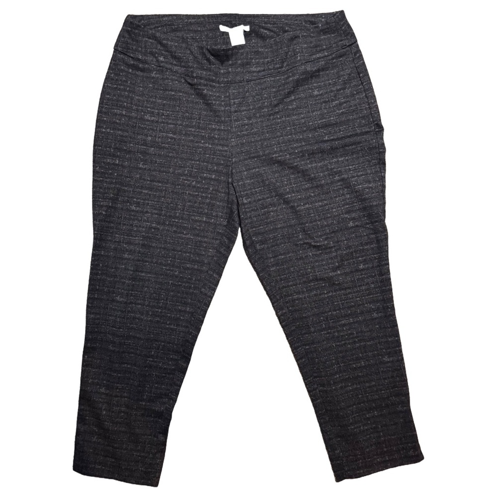 Zac & Rachel Woman Stretch Pull-on Pants black brown white 2X ALTERED to 2XP